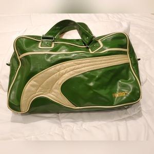 Green Puma Gym Bag (90's vintage)